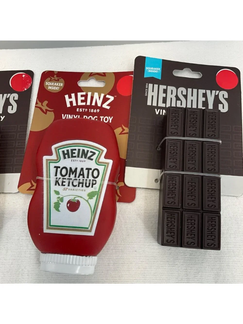 Twizzlers, Hersheys &‎ Heinz Vinyl Dog Toys
